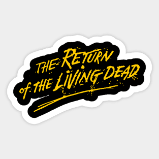 living dead Sticker